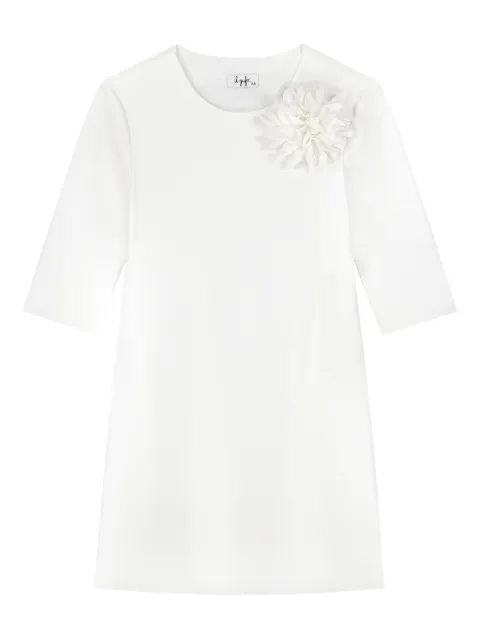 Il Gufo floral-appliqué dress 