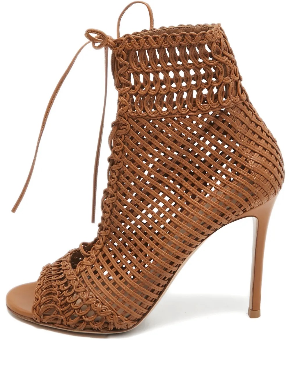 Gianvito Rossi perforated leather boots | Brown | Image 1