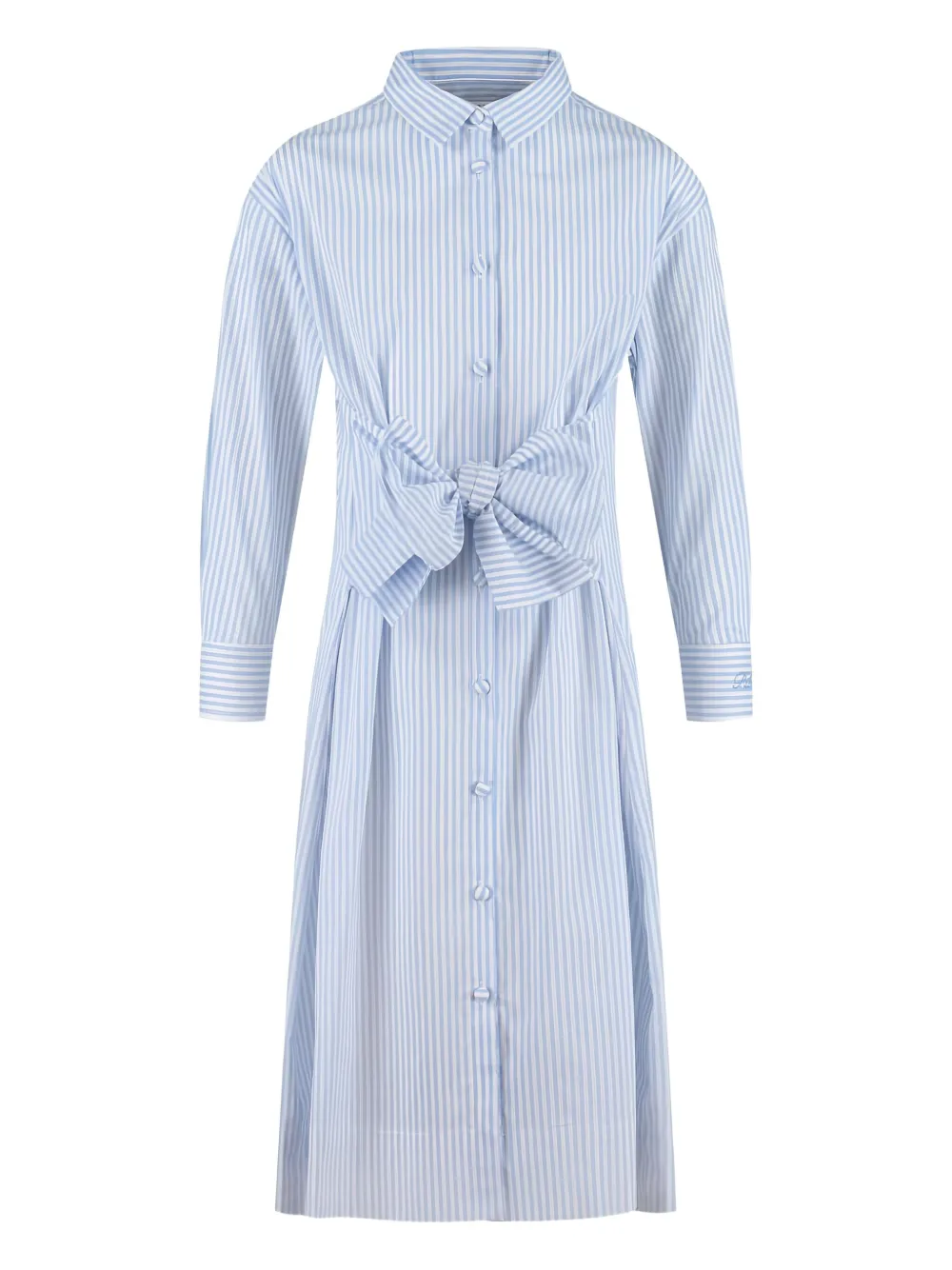 Monnalisa striped dress Blauw