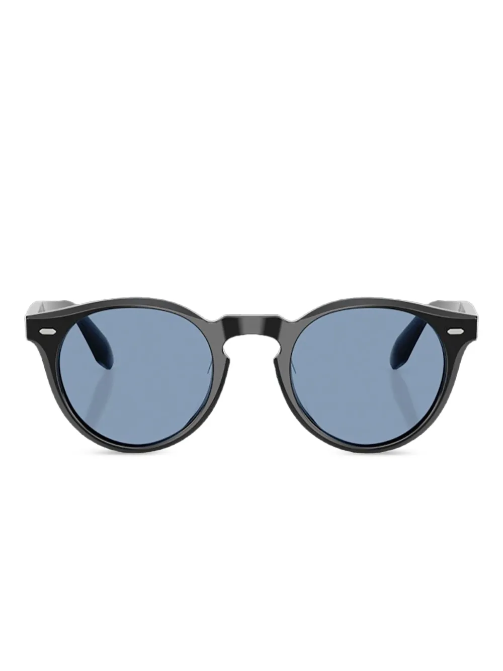 Oliver Peoples N.07 Sun round-frame sunglasses Zwart