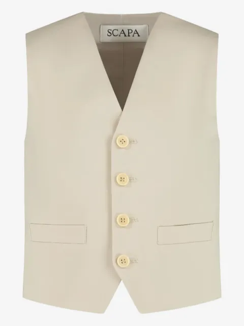 Scapa chaleco con cuello en V