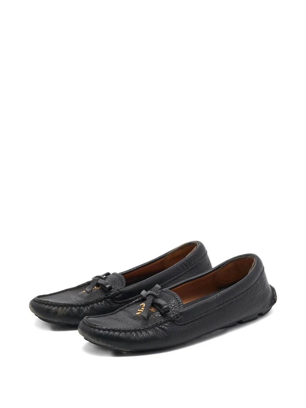 Prada Pre-Owned Leren loafers - Zwart