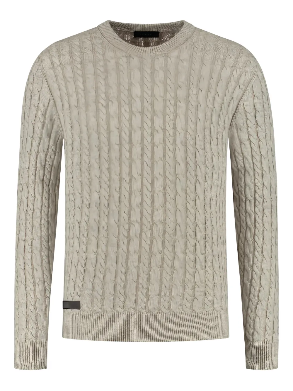 Sease cable-knit sweater - ニュートラル Sease cable-knit sweater - ニュートラル