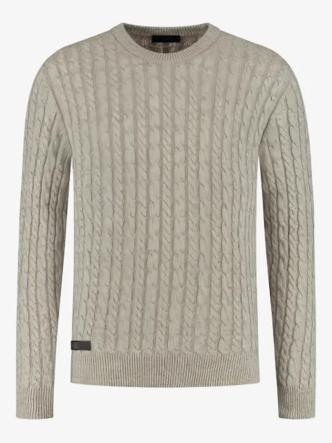 Sease kabelstrikket sweater