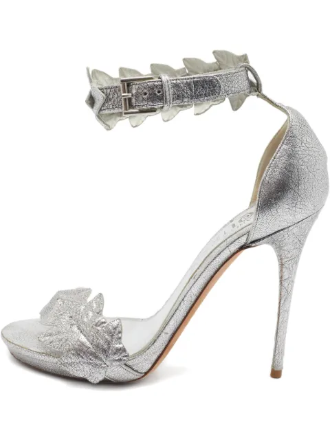 Alexander McQueen Pre-Owned Sandalen aus Leder 110mm
