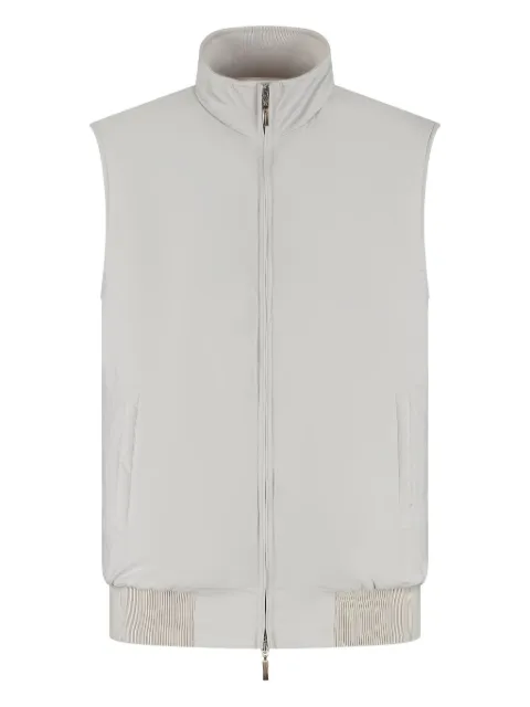Doriani Cashmere zip-up gilet