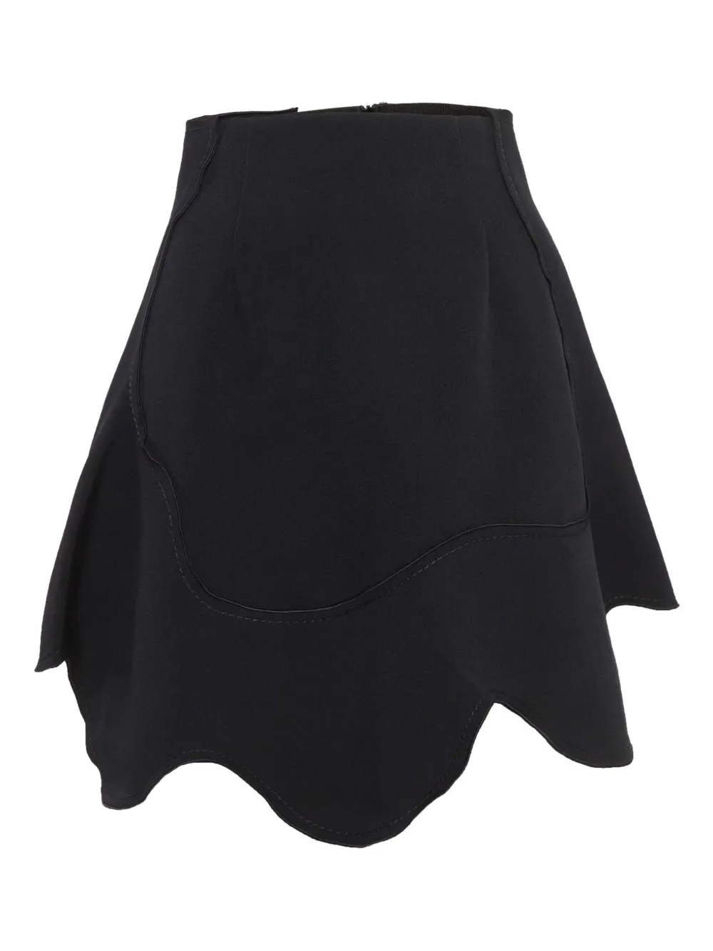 Sportmax Vintage ^ strato gonna svasata - Nero