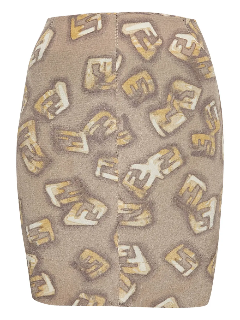 Fendi Pre-Owned silk skirt | Brown | Image 1