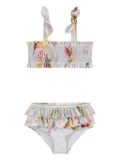 ZIMMERMANN Kids Rhiannon bikini - Blue