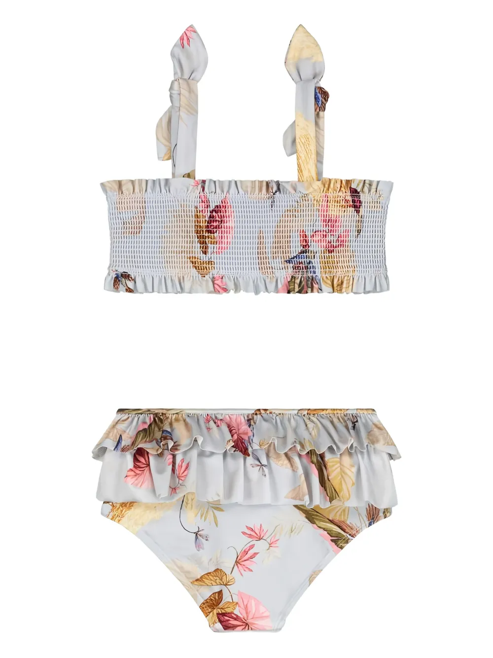 ZIMMERMANN Kids Rhiannon bikini Blauw