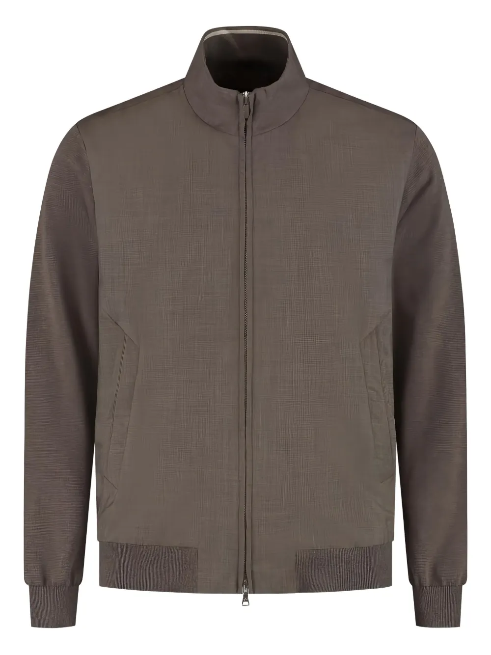 Paul & Shark silk-blend bomber jacket | Brown | Image 1
