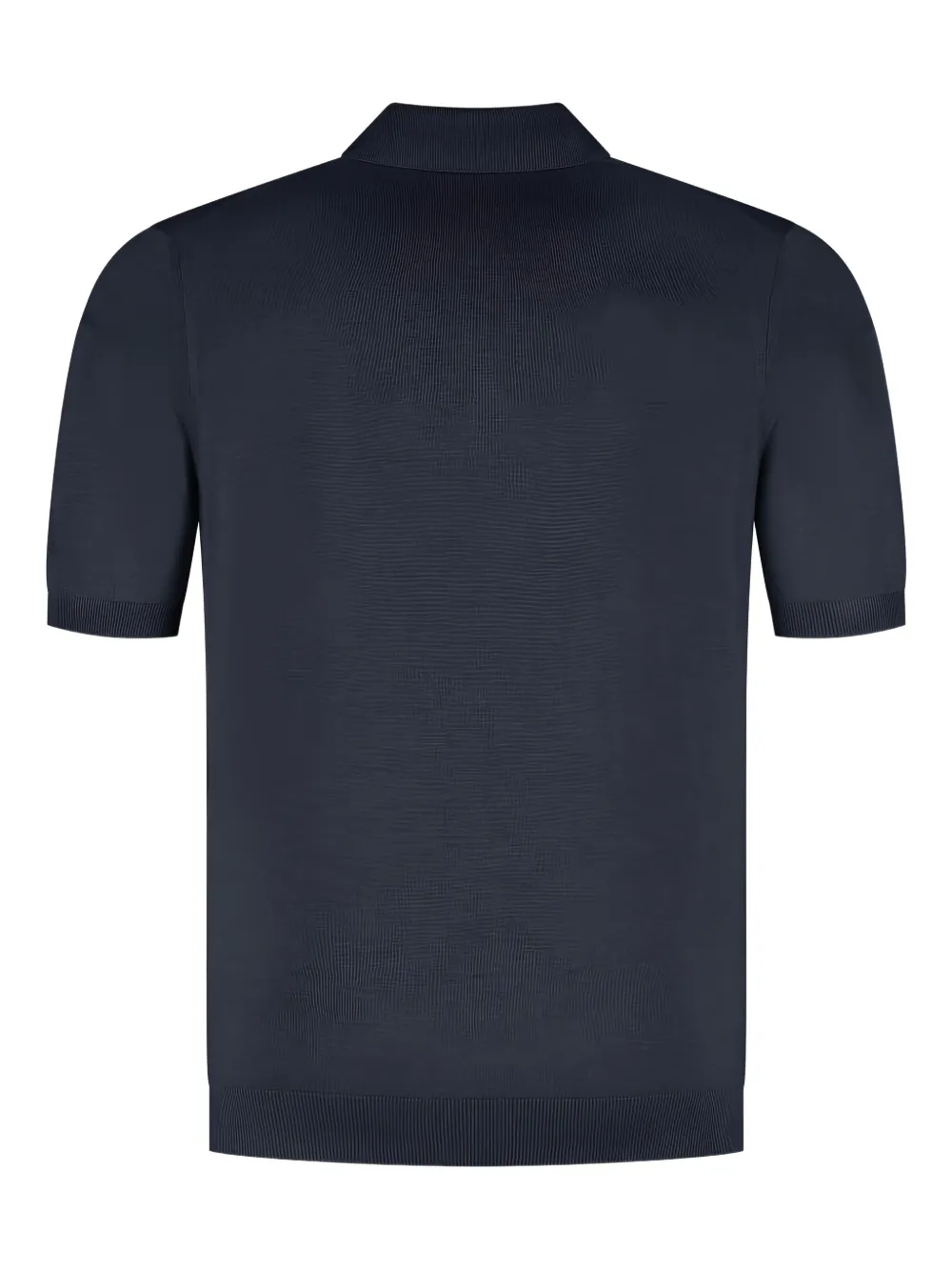 Gran Sasso zip-up polo shirt - Blauw