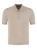 Gran Sasso zip-up polo shirt - Neutrals