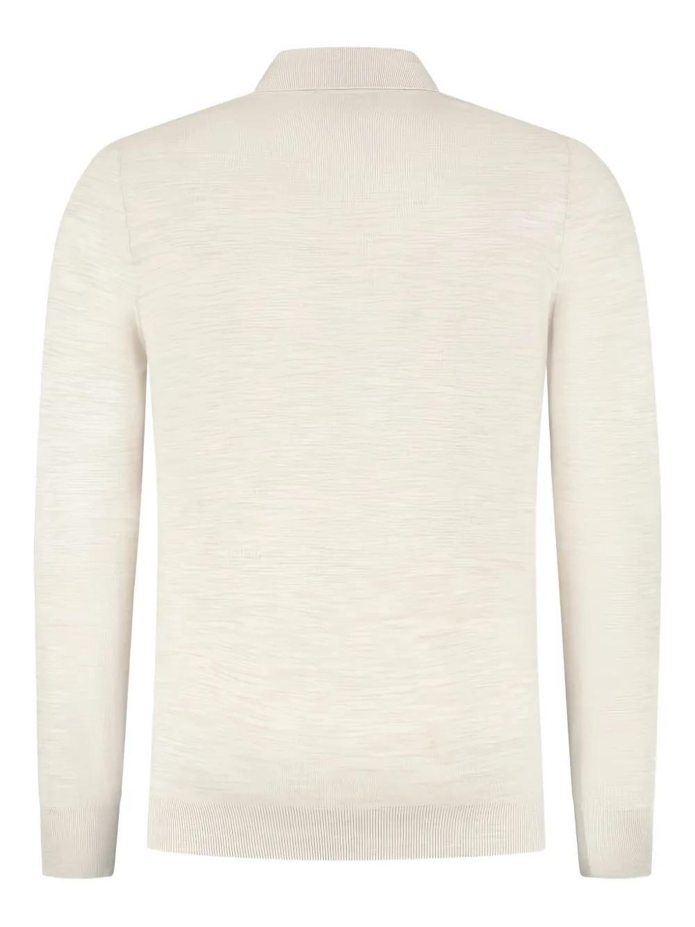 Doriani Cashmere mélange-effect polo shirt - Beige