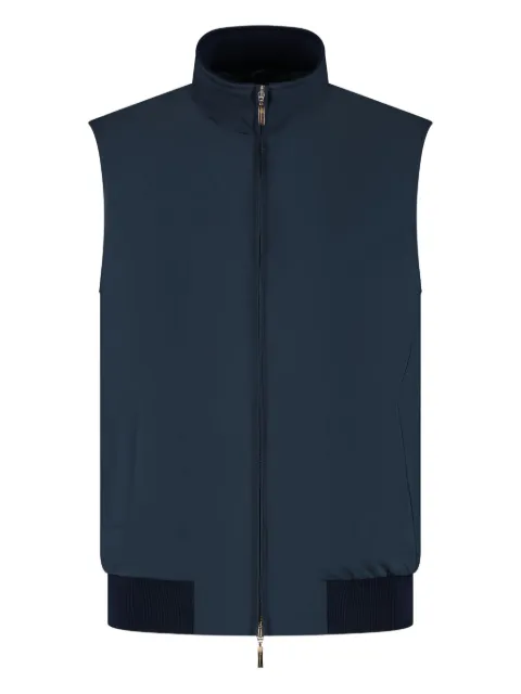 Doriani Cashmere high-neck gilet 
