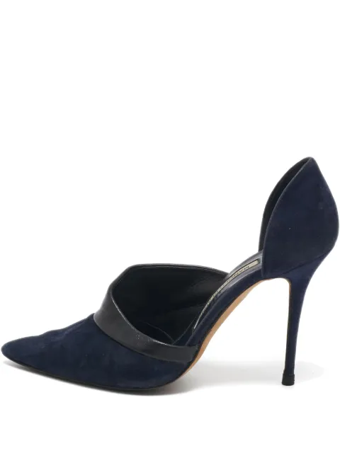 Manolo Blahnik Pre-owned 95mm suede pumps
