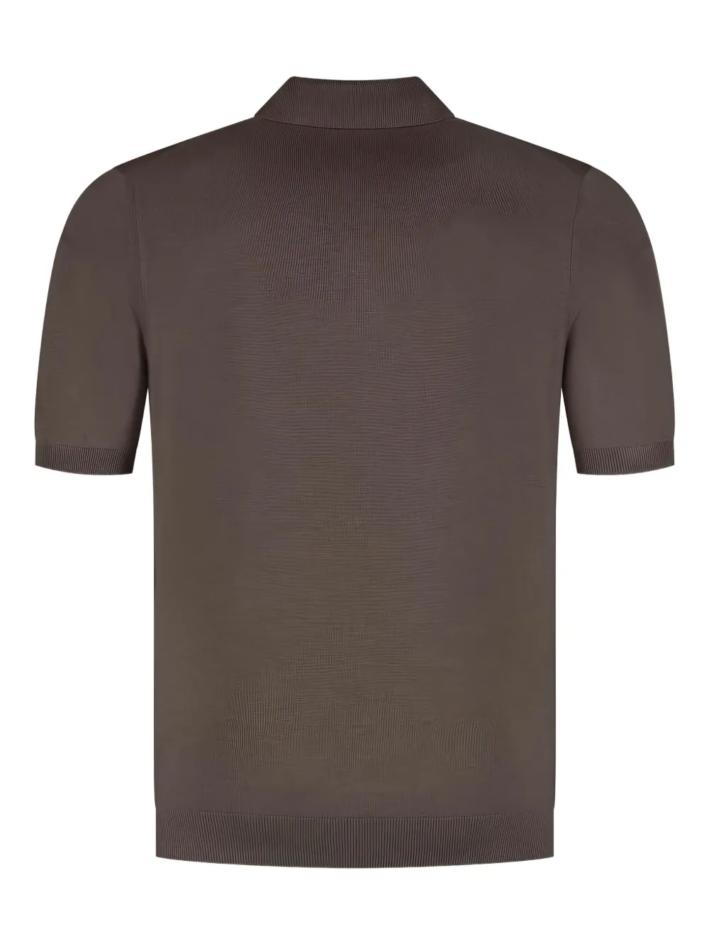 Gran Sasso short-sleeved polo shirt - Bruin