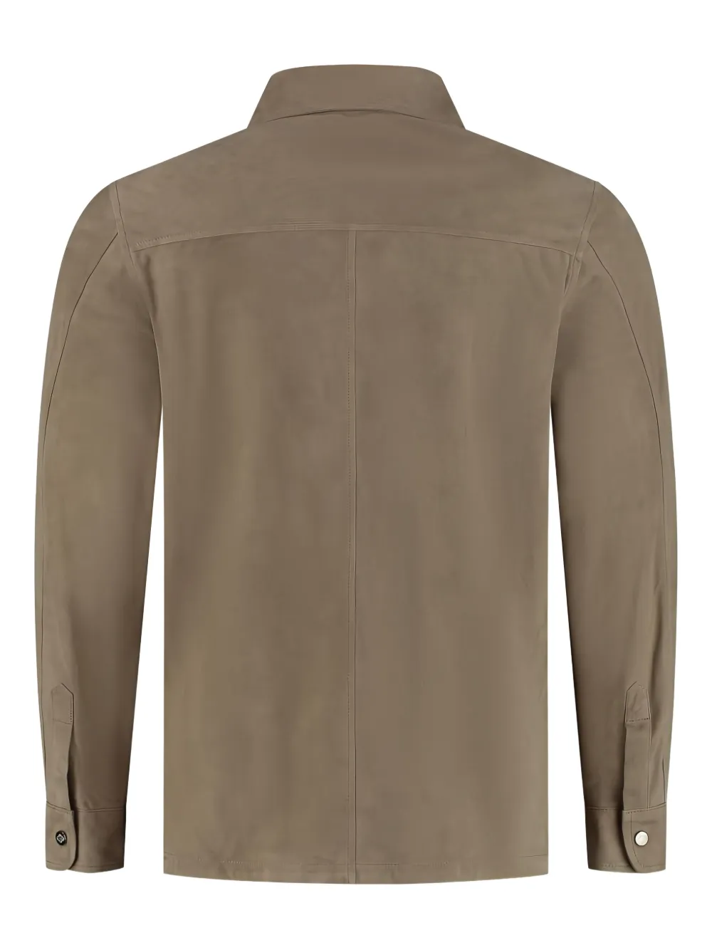 Luigi Borrelli sobrecamisa con botones | Sobrecamisas | Image 2