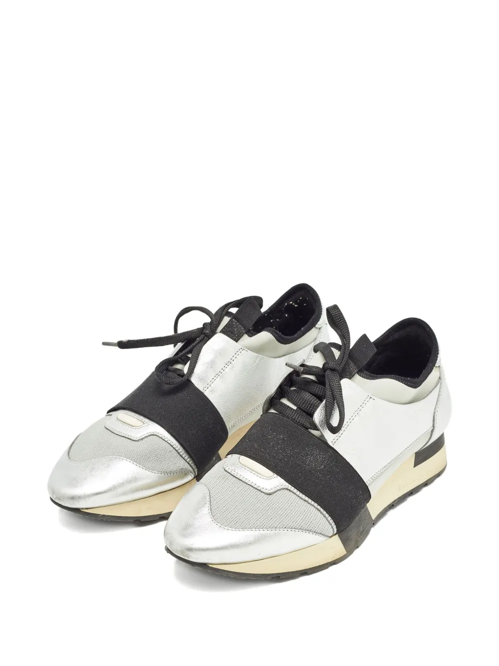 Balenciaga Pre-Owned Leren sneakers - Grijs