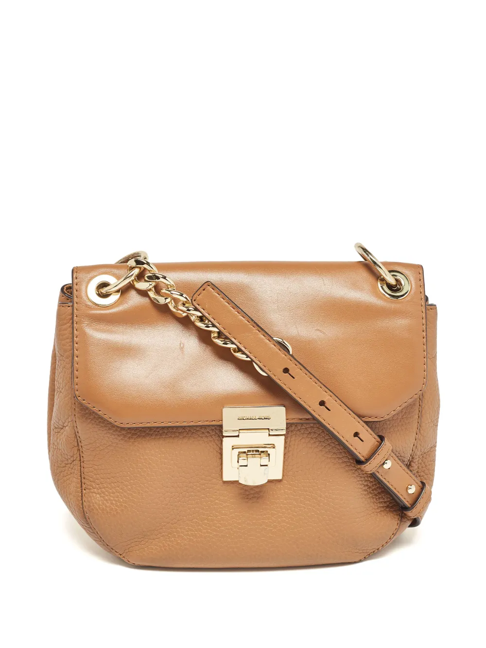 Michael Kors Vintage Borsa a spalla in pelle - Marrone