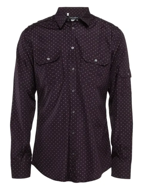 Dolce & Gabbana Pre-Owned polka-dot cotton shirt