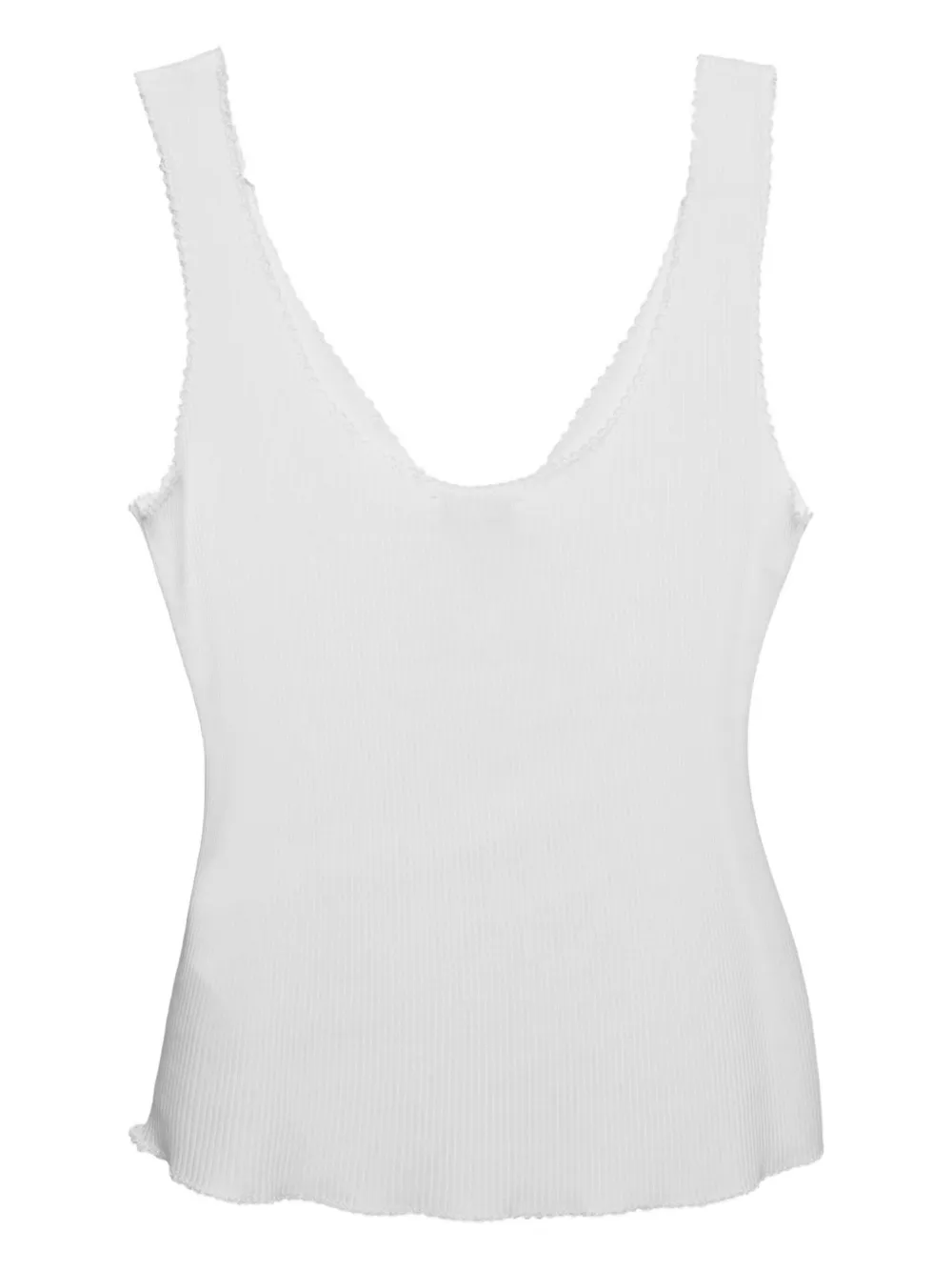 Pre-owned Sandro Knot-detail Tank Top In White