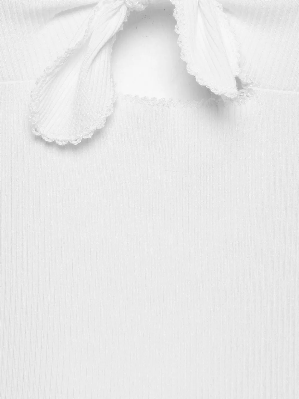 Pre-owned Sandro Knot-detail Tank Top In White