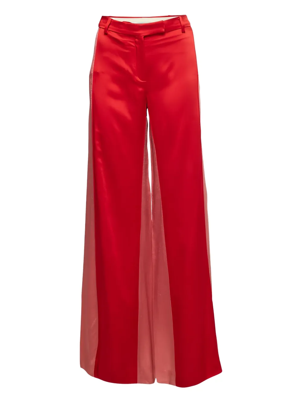 satin wide-leg trousers