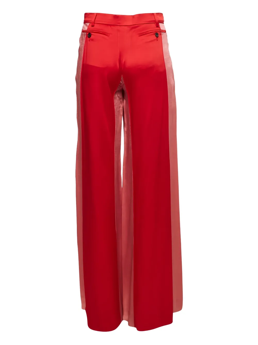 Valentino Garavani Pre-Owned Satijnen broek - Rood