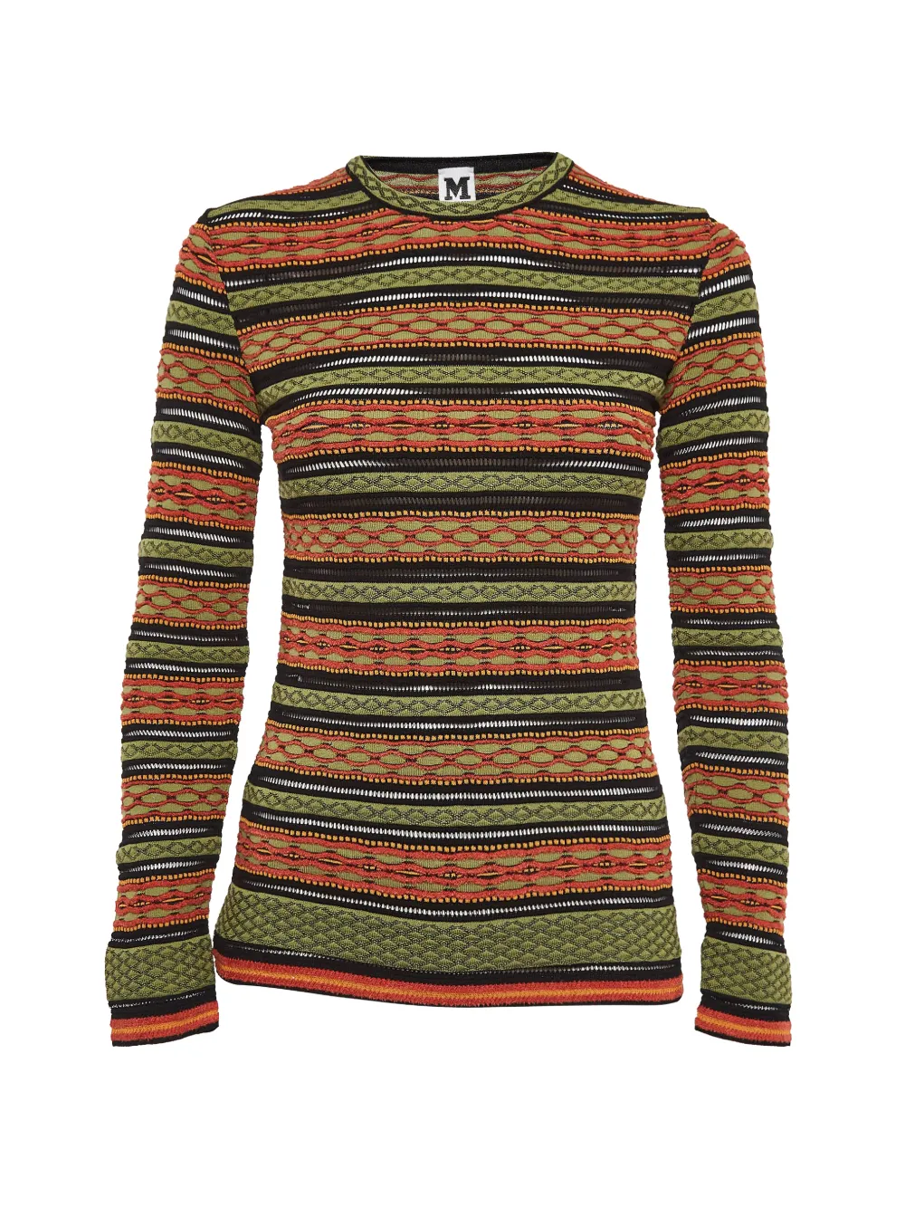 Missoni Pre-Owned Top a righe - Verde