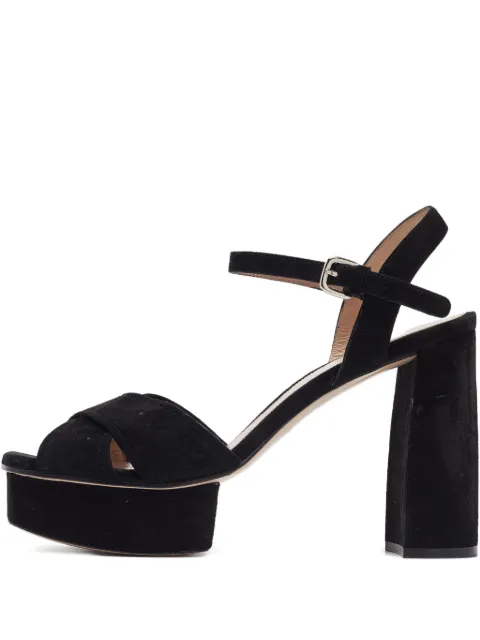 Stuart Weitzman 115mm leather heeled sandals
