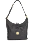 MCM Pre-Owned monogram-pattern shoulder bag - Black