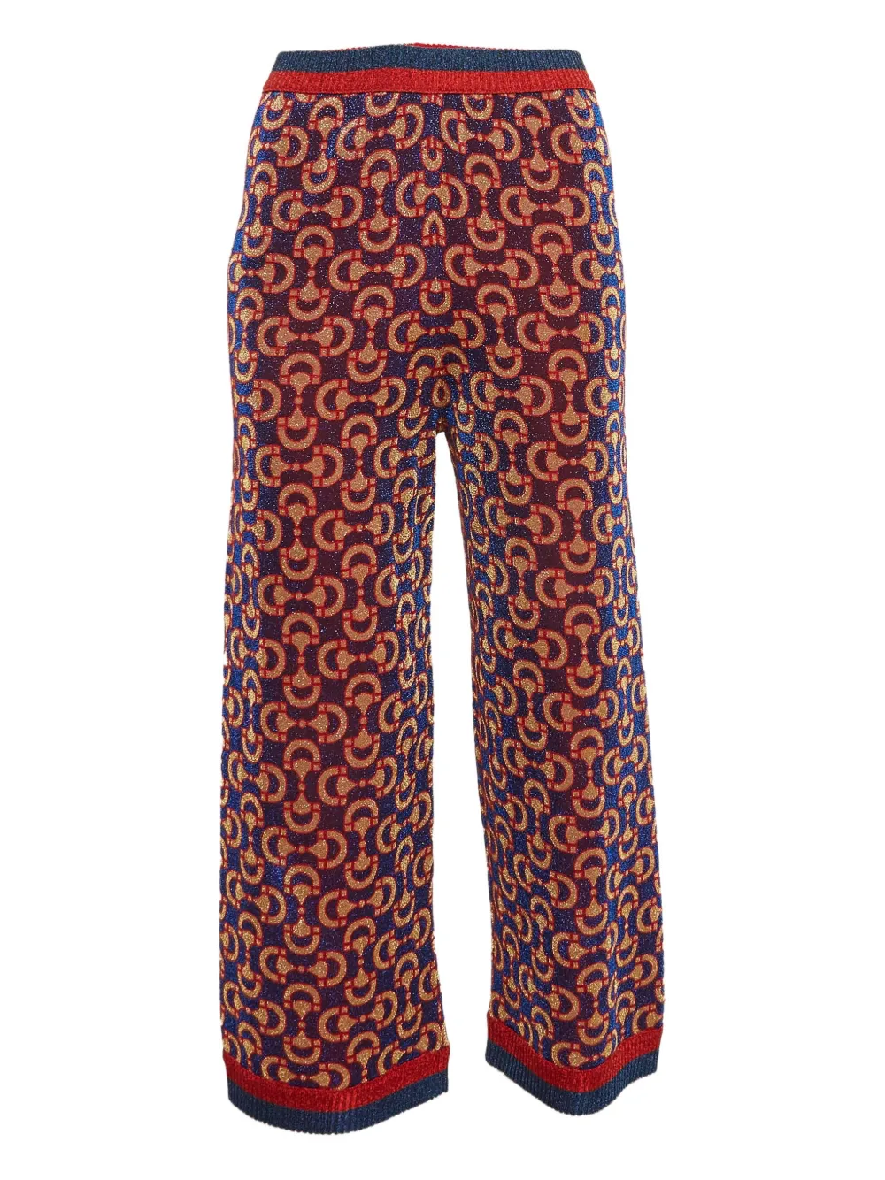 Gucci Pre-Owned パターンパンツ - ブルー Gucci Pre-Owned パターンパンツ - ブルー