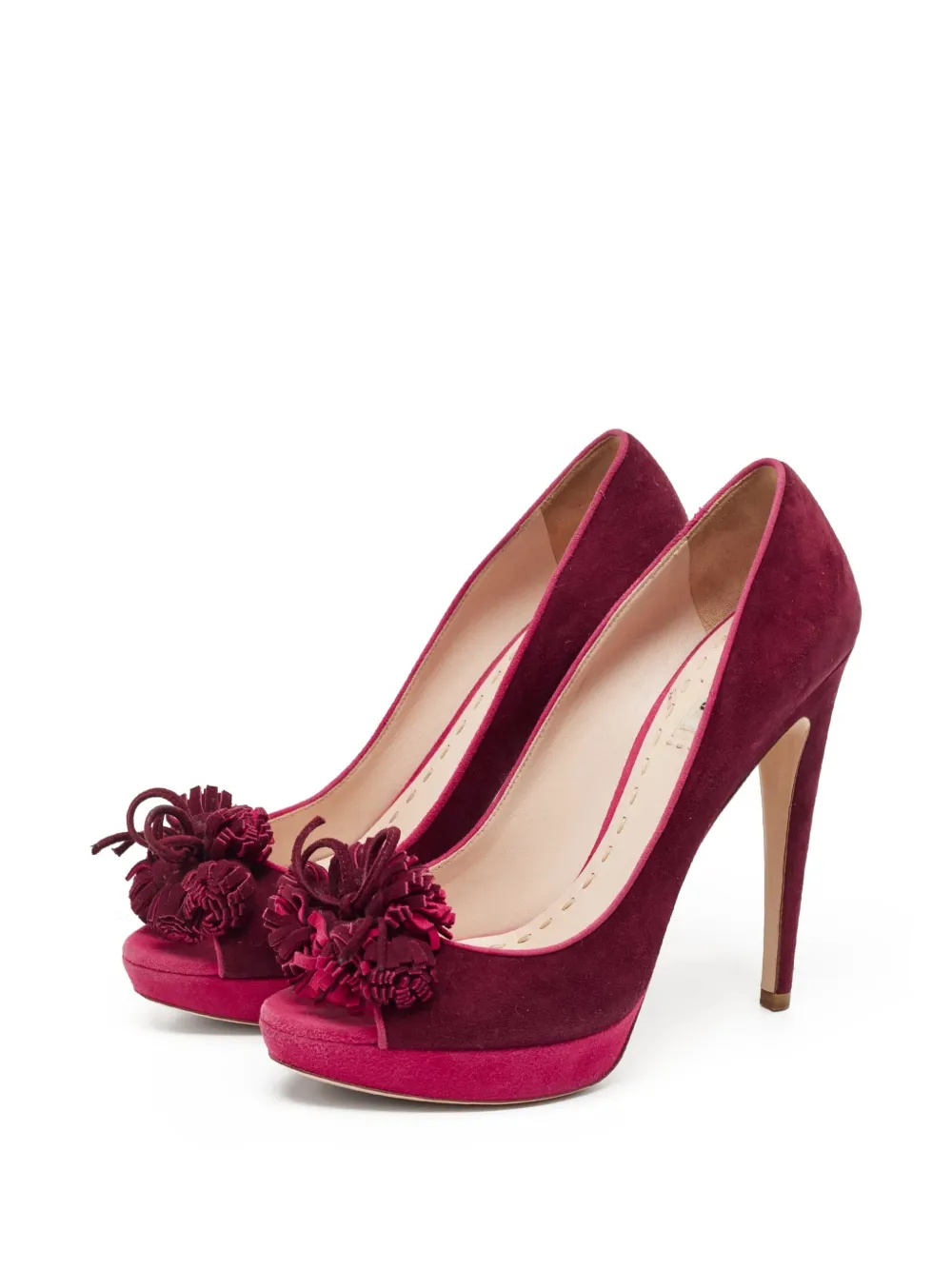 Miu Miu Pre-Owned 155mm leather heeled sandals | Image 2