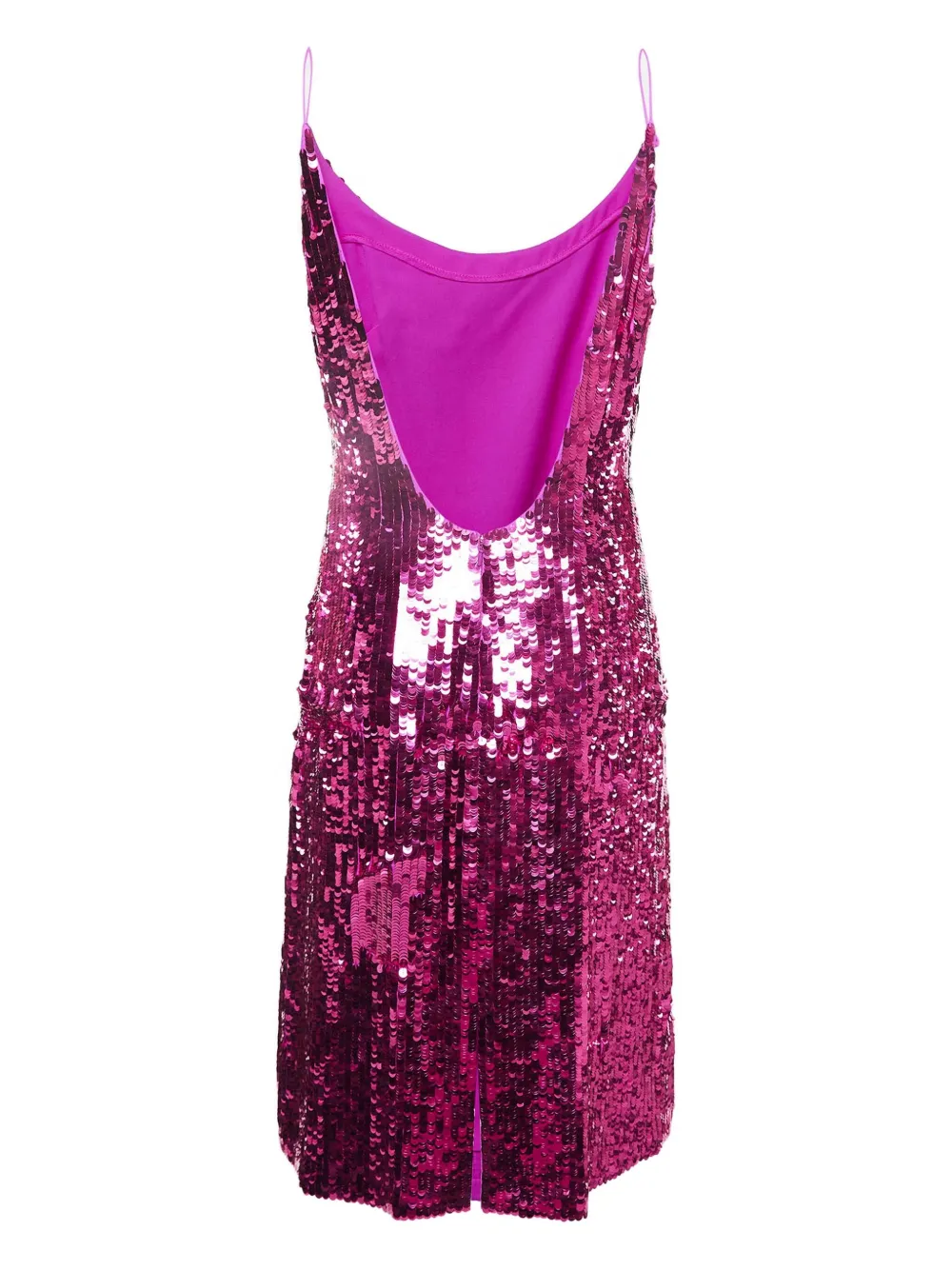 Oscar de la Renta Pre-Owned Jurk verfraaid met pailletten - Paars