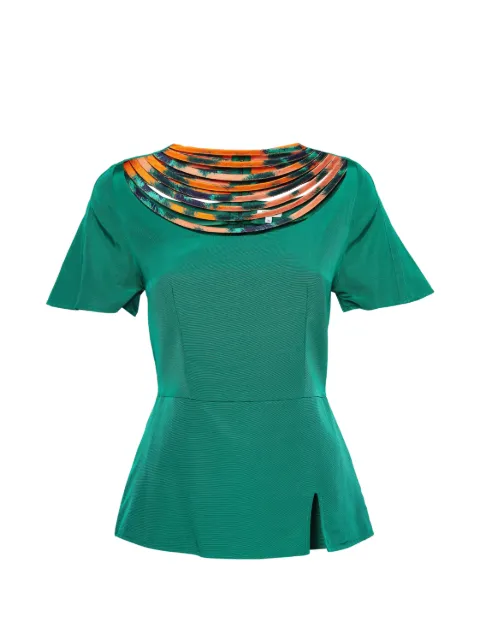 Kenzo Pre-Owned short-sleeved peplum top
