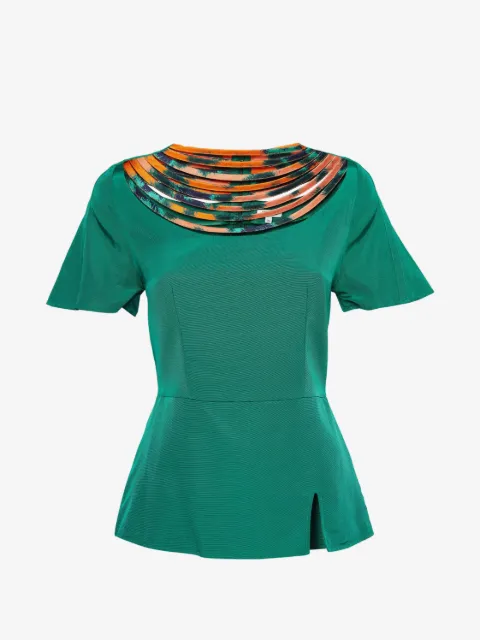 Kenzo Pre-Owned short-sleeved peplum top