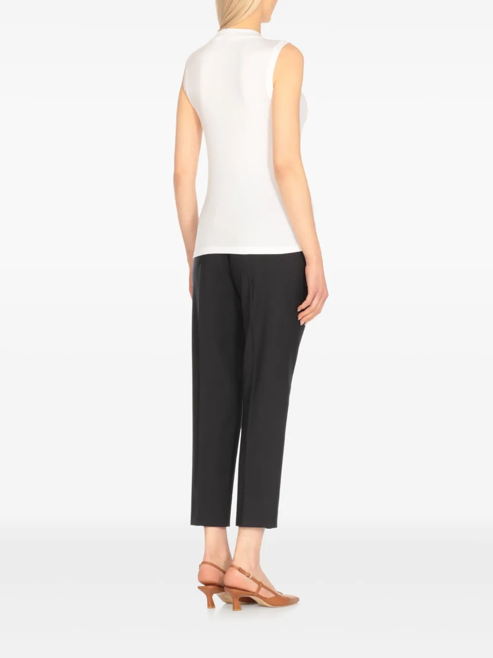 Peserico Tanktop met V-hals Wit