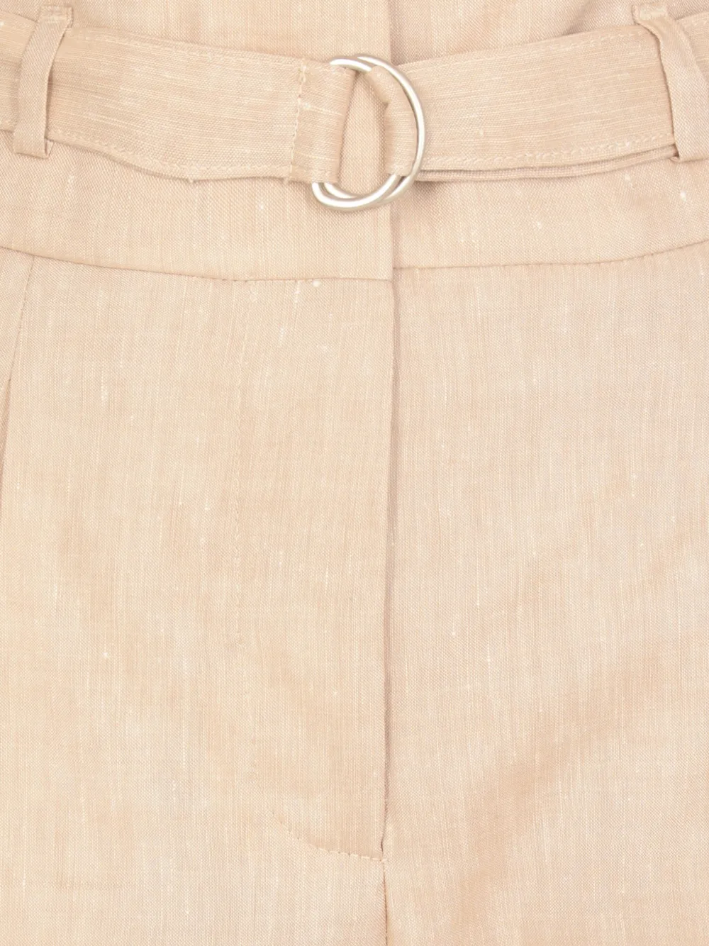Peserico Broek met ceintuur Beige