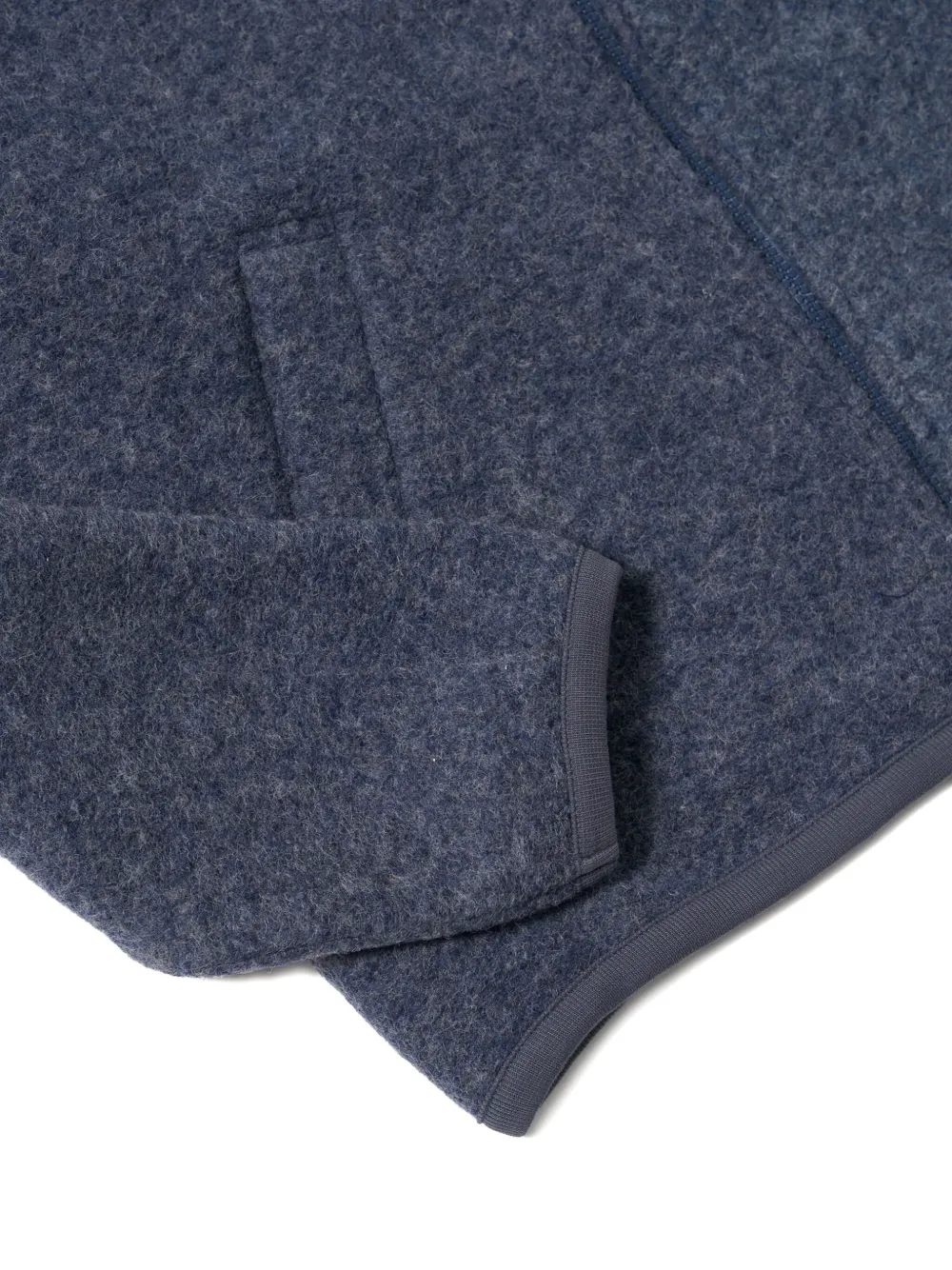 Universal Works Bomberjack met rits Blauw