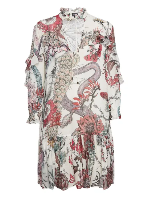 Just Cavalli Vintage Pre-Owned all-over graphic-print dress