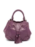 MCM Pre-Owned stud-embellished shoulder bag - Purple
