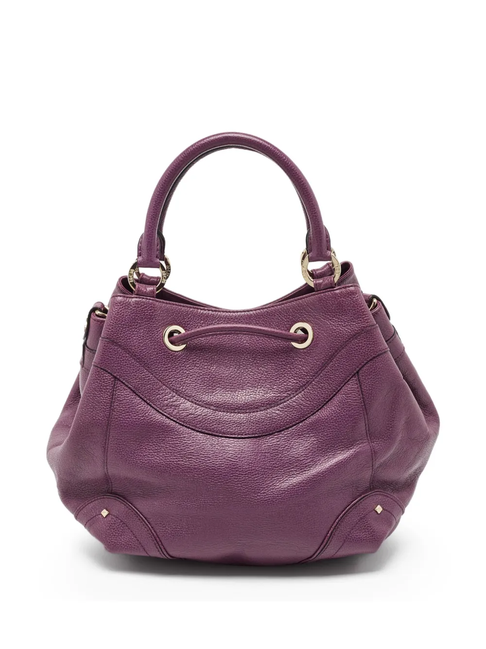 Pre-owned Mcm Stud-embellished Shoulder Bag