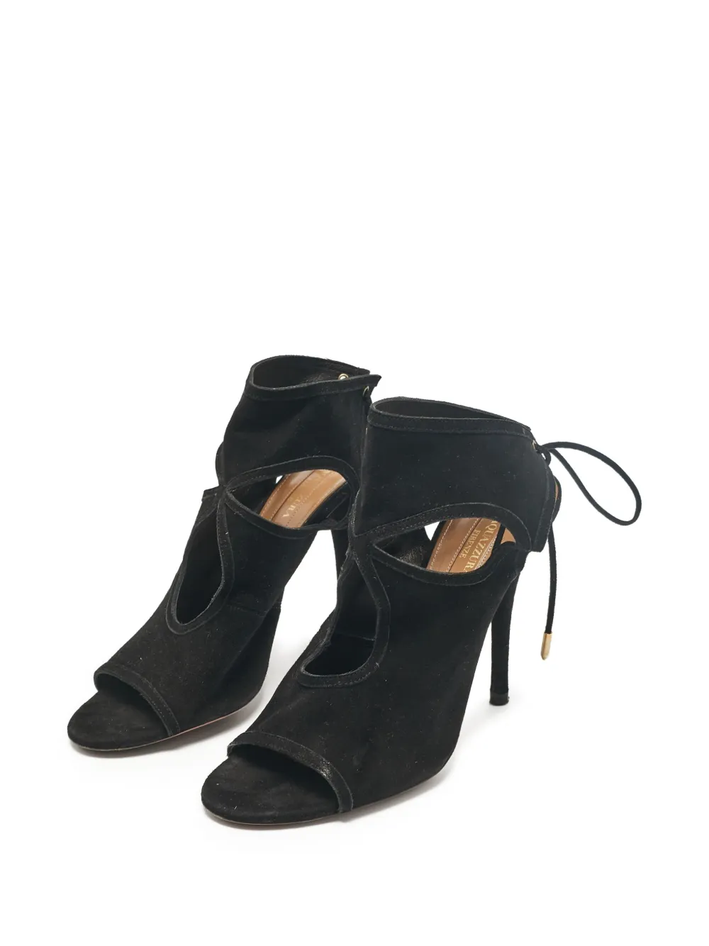 Aquazzura 110mm suede heeled sandals | Image 2
