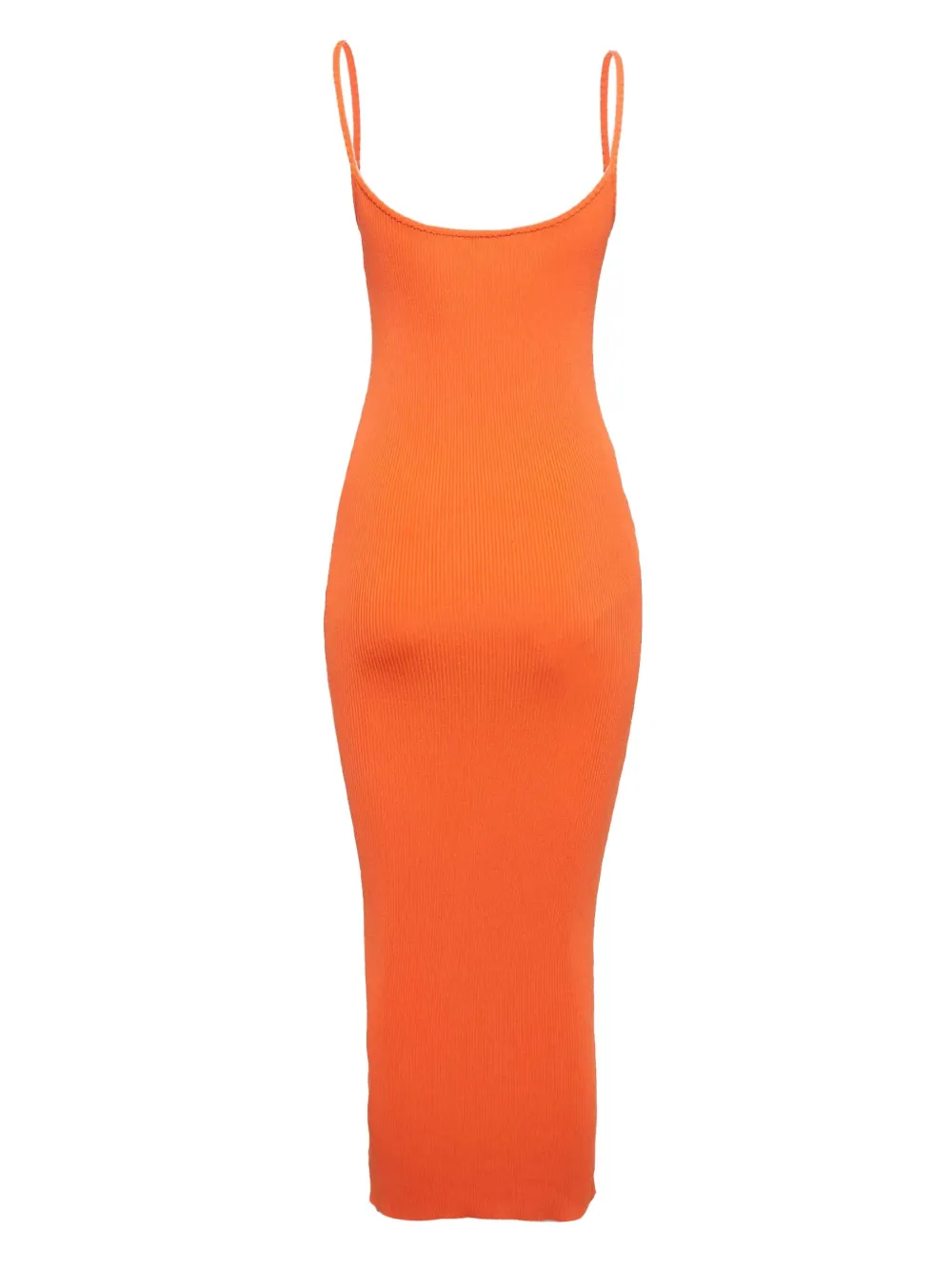 AREA Pre-owned jurk verfraaid met kristallen - Oranje