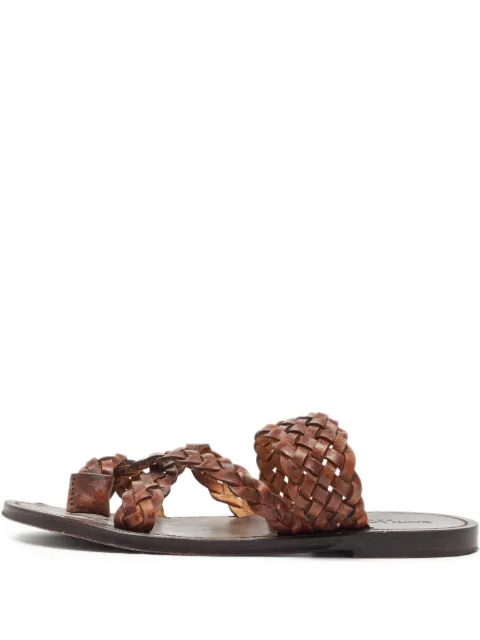 Saint Laurent Pre-Owned leather slides