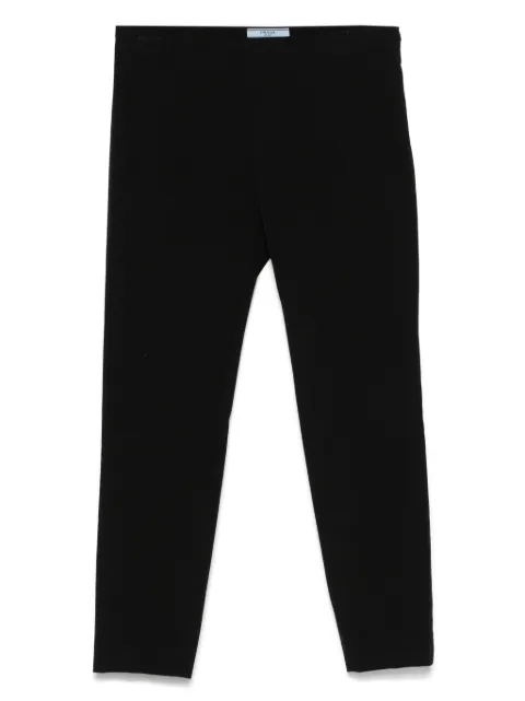 Prada Pre-Owned pantalones de algodón con cinturilla elástica 2000