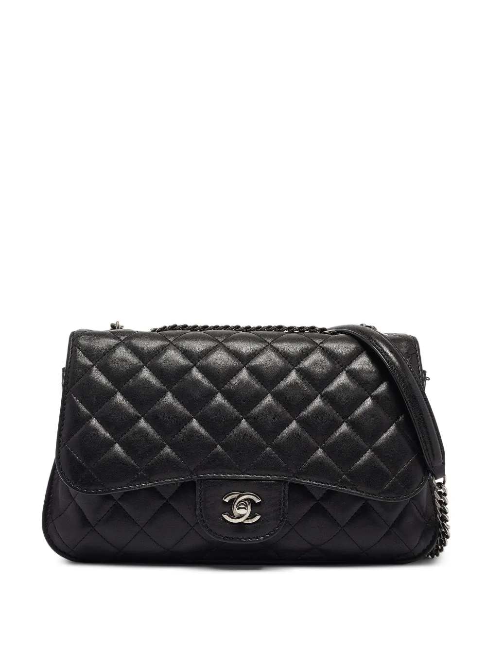CHANEL Pre-Owned ココマーク フラップ ショルダーバッグ - ブラック CHANEL Pre-Owned ココマーク フラップ ショルダーバッグ - ブラック