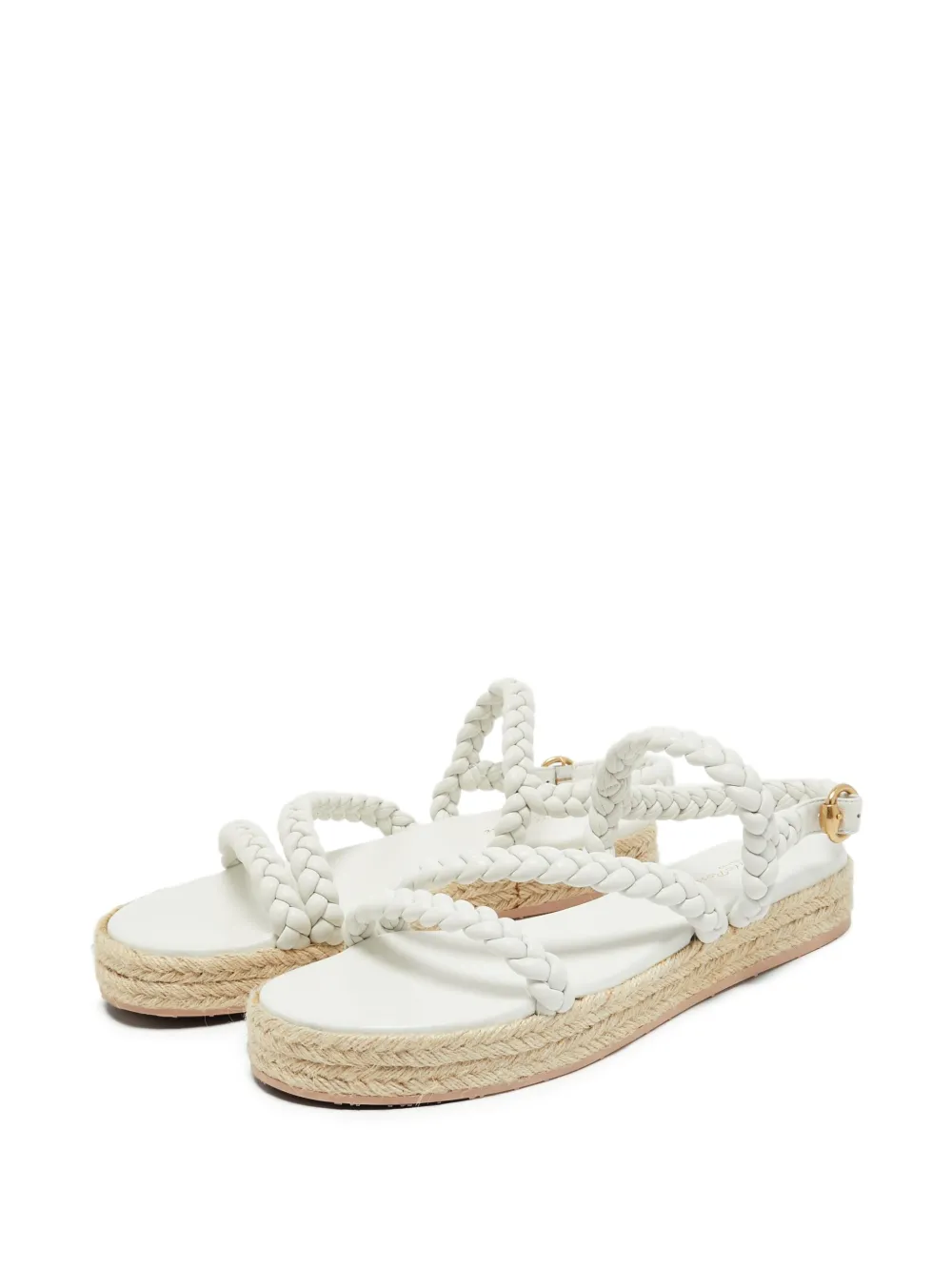 Gianvito Rossi pre-owned braided-straps espadrilles | Image 2