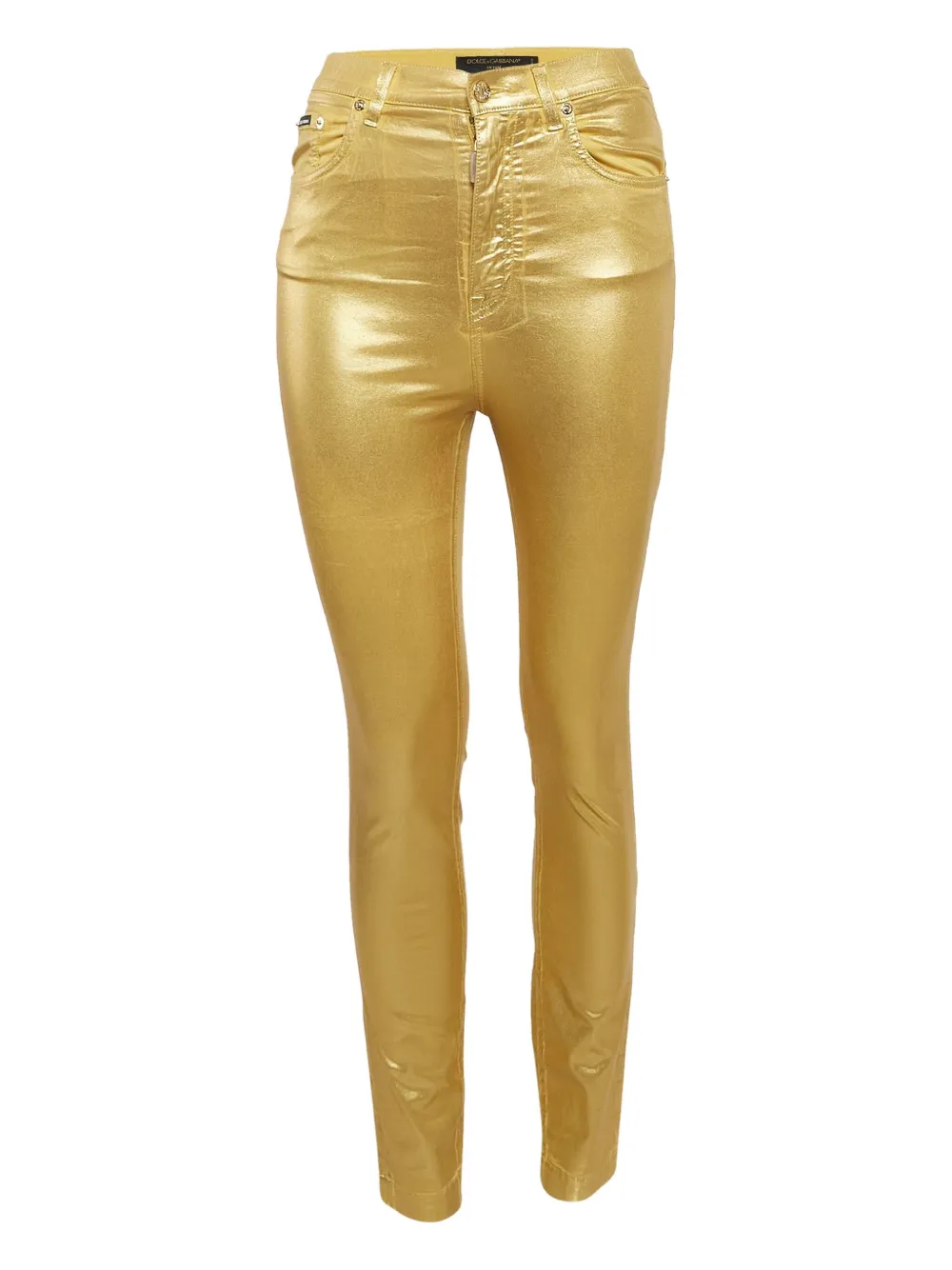 Dolce & Gabbana Pre-Owned cotton trousers | Yellow | Image 1